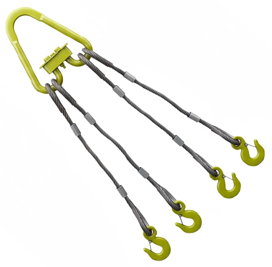 Строп канатный четырехветвевой 4СК-1.6т 7м (опрессовка)