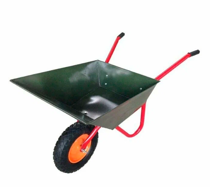 Тачка строит. сварная усиленная с 1 колесом 110 л/220 кг